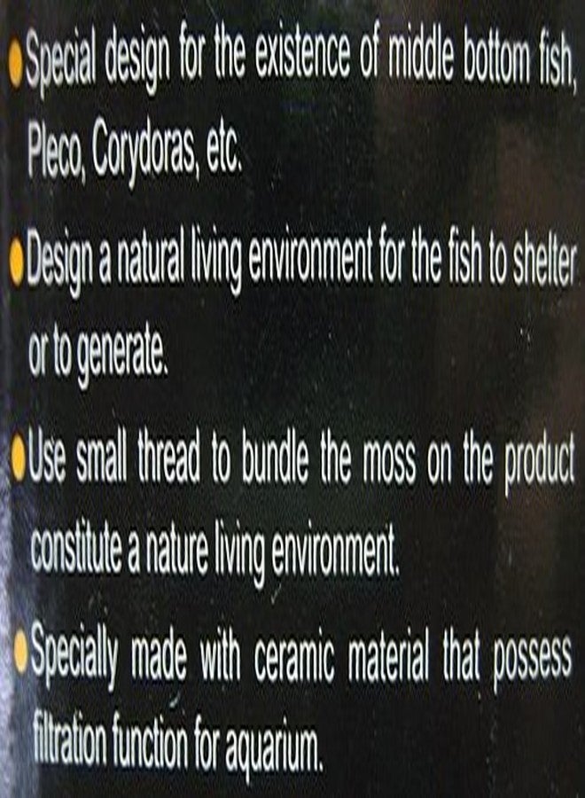 CORISRX BEST OF YOUR LIFESTYLE G&B Ceramic Pipe Set - Cones cave Pleco Cichlid Decor Fish - Image 5